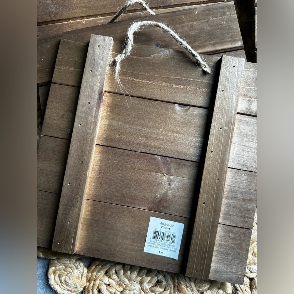Crafter’s bundle set of 11 Rustic Wooden Wall Art Panels. New. DIY - Picture 5 of 6